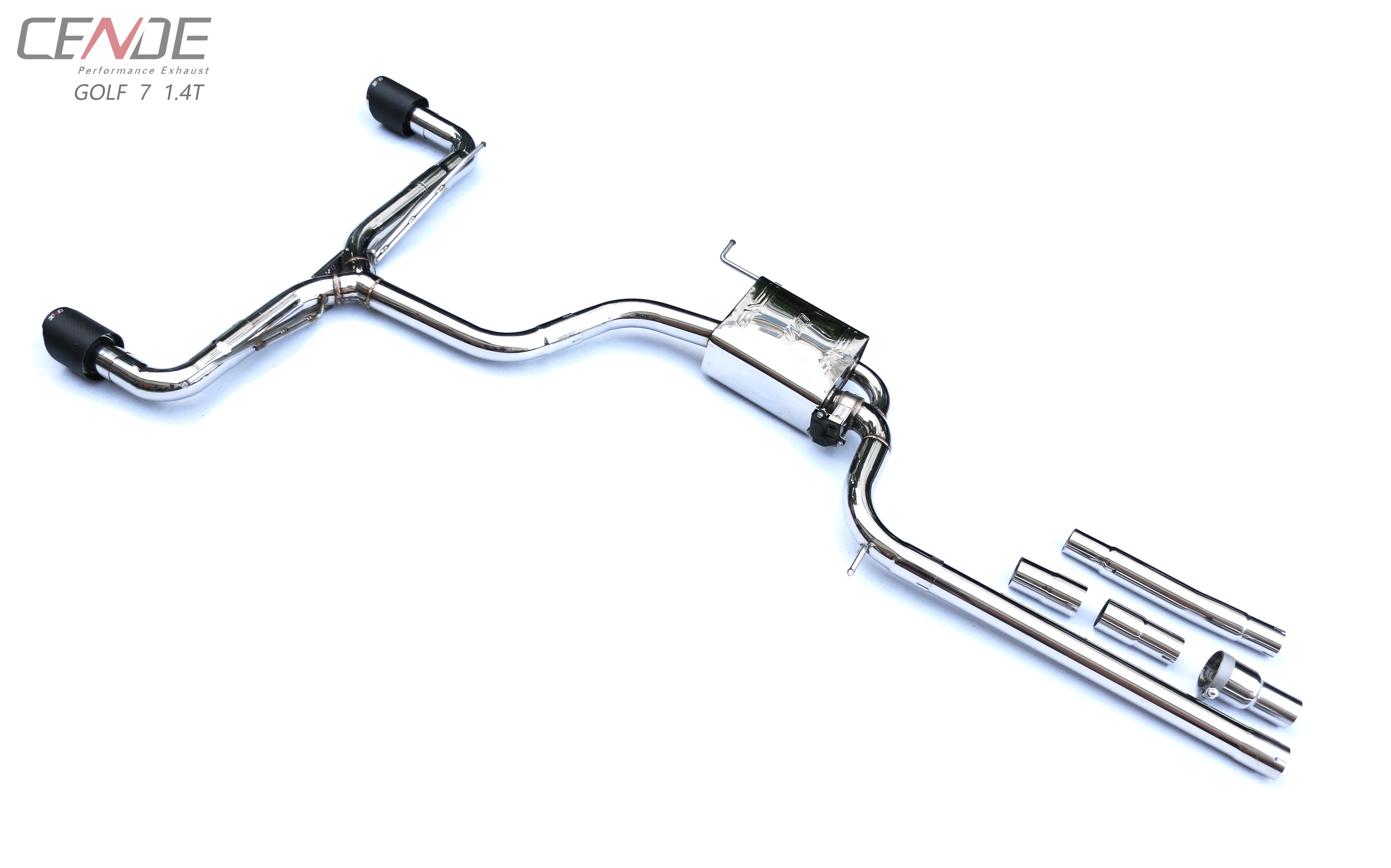 CENDE  cutout system electric valvetronic for  vw Volkswagen Scirocco cc golf 7 exhaust