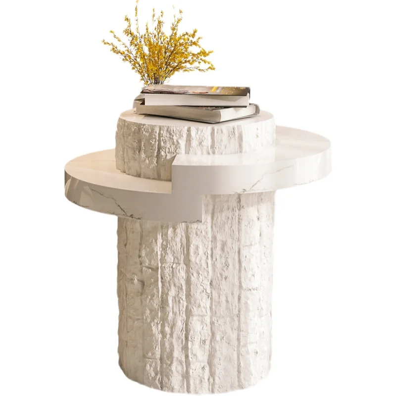 Wholesale New Luxury Glass Fiber Hallway Table for Living Room /Hotel Rock Beam Console Table