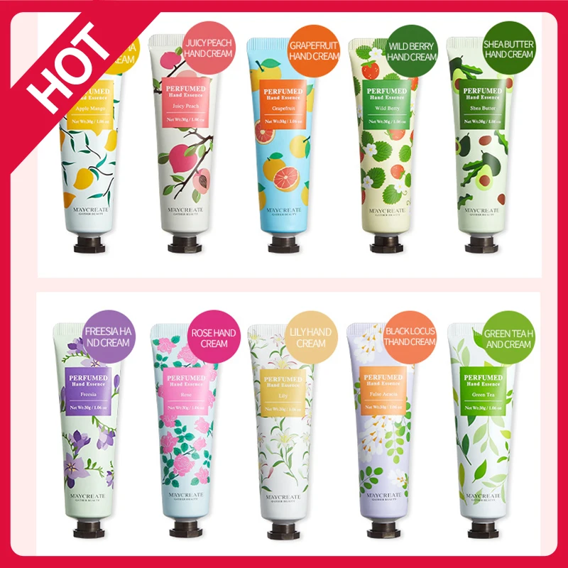 
Wholesale Mini Winter Travel Bodycology Protecting Natural Organic Whitening Moisturizing Nourishing Perfume Fruit Hand Cream 