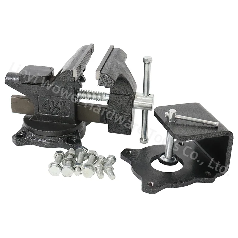 Heavy-duty German bench vise precision household vise workbench 4.5 inch vise table pliers for sale