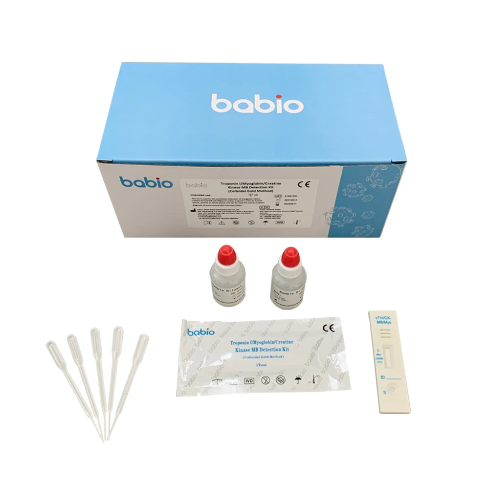 Troponin I cassette Rapid Test Kit/medical Diagnostic Rapid Test Device With Ce Approved