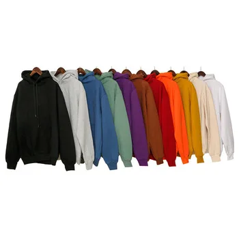 
2021 Custom design your own wholesale plain men fleece hoodies 