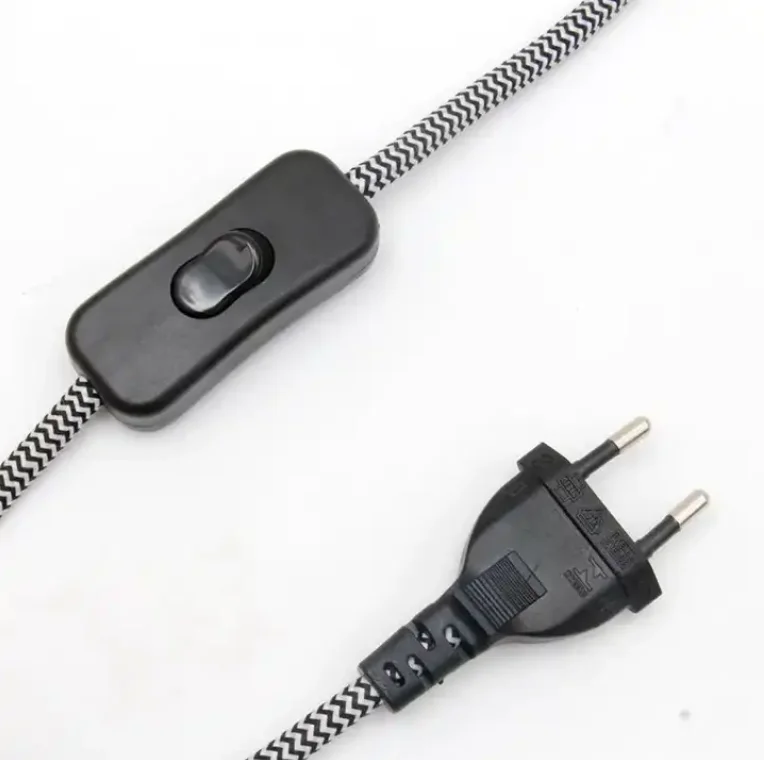 Accept Customization VDE  European Standard 2 Core and 303 Switch Flat Cord Wire Set with Popular Product