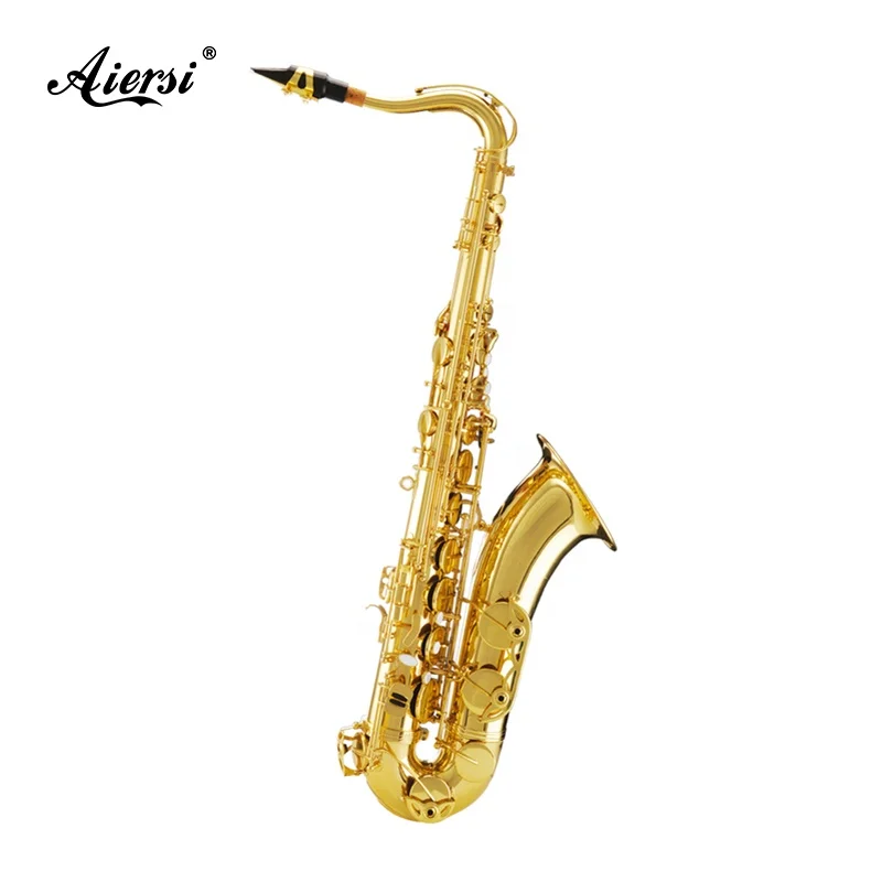 Профессиональный Золотой латунный ключ Eb Tenor50 саксофон деревообрабатывающий