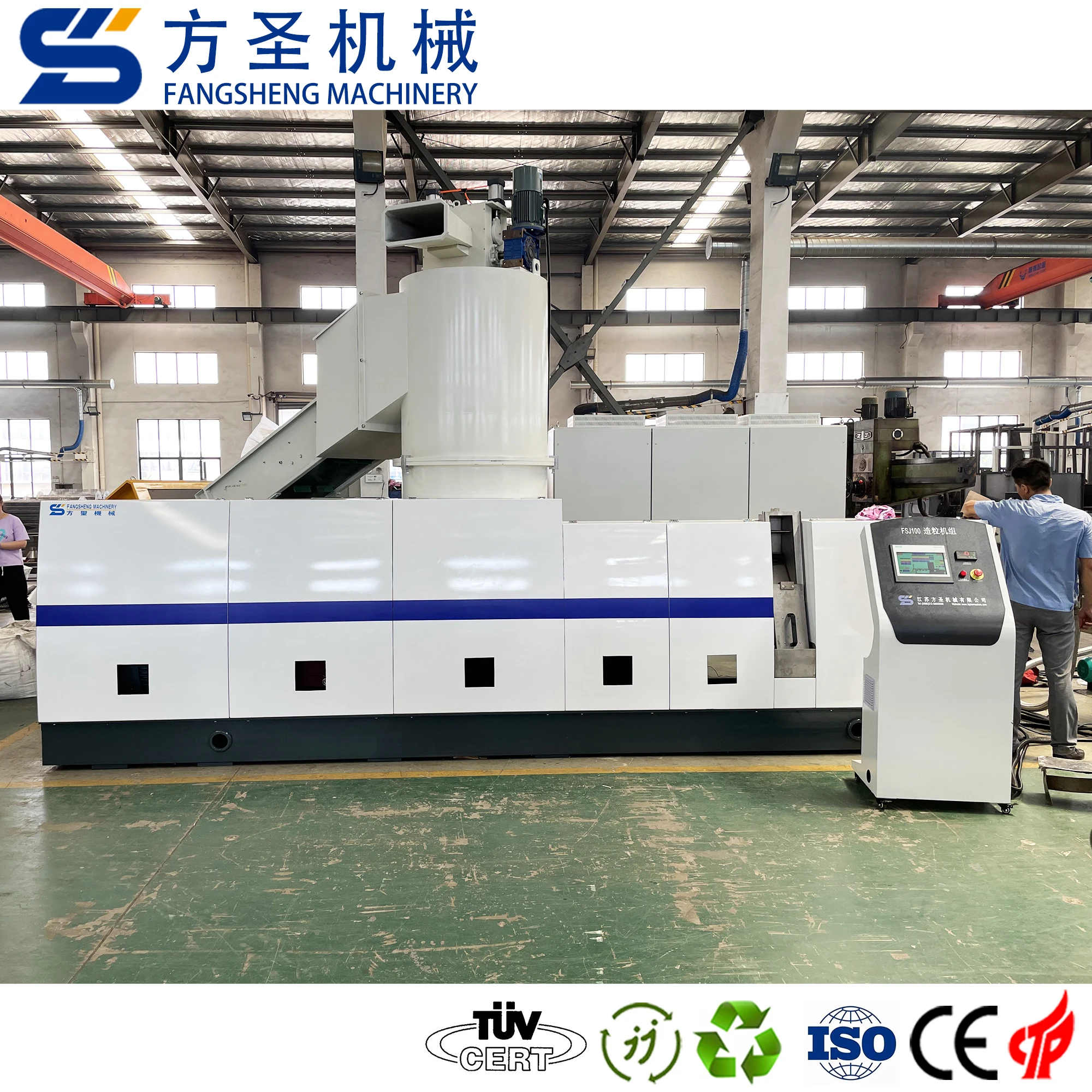 Cost of Plastic Recycling Machine Recycle Plastic Granules Making Machine Granulator Machine Price
