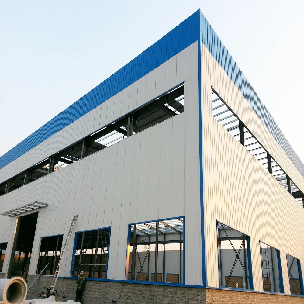 Customizable Prefabricated Steel Structure Warehouse Building with Clear Span Design for Maximum Space Utilization