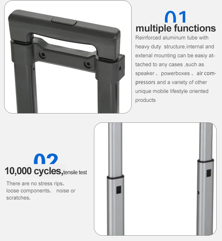 13 Inch Pilot Trolley Case Extension Amplifier Luggage Handle