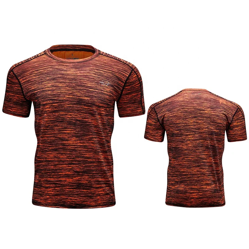 Hot sales high quality custom logo raglan polyester fitness athletic men t shirt