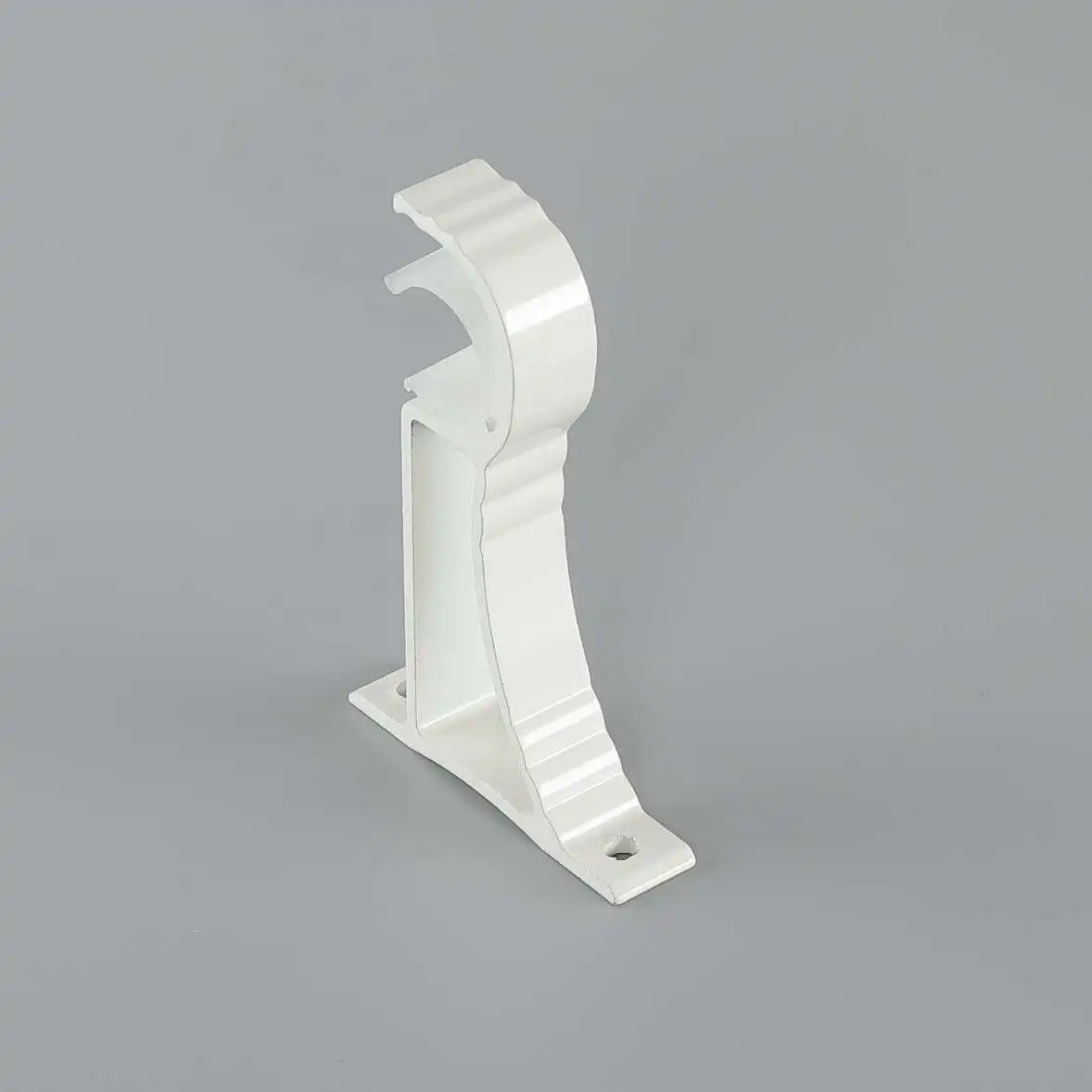 Thickened aluminum alloy base double support Roman rod bracket