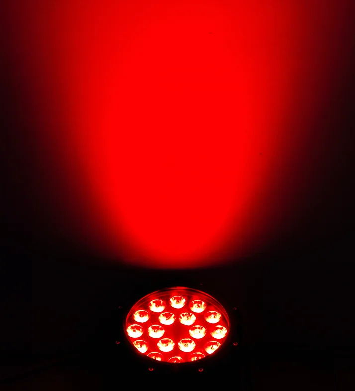 18Leds 10W 6in1 outdoor die-cast chassis flat par light For Bar  For Stage