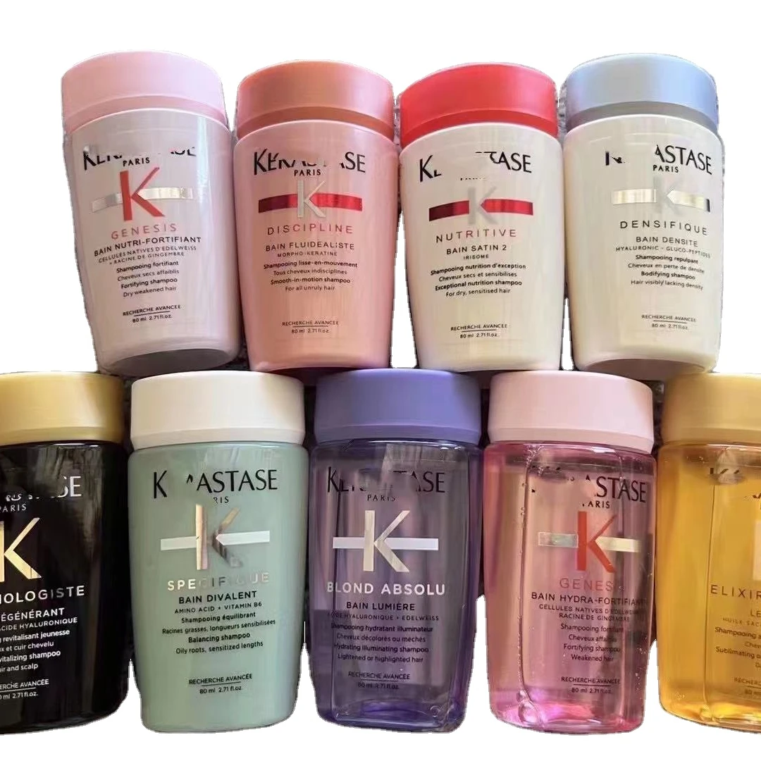 Wholesale Hot Selling Travel Pack 80ml Kerasta Multi-effect Shampoo Black Diamond Double Nourishing Caviar Hair Care