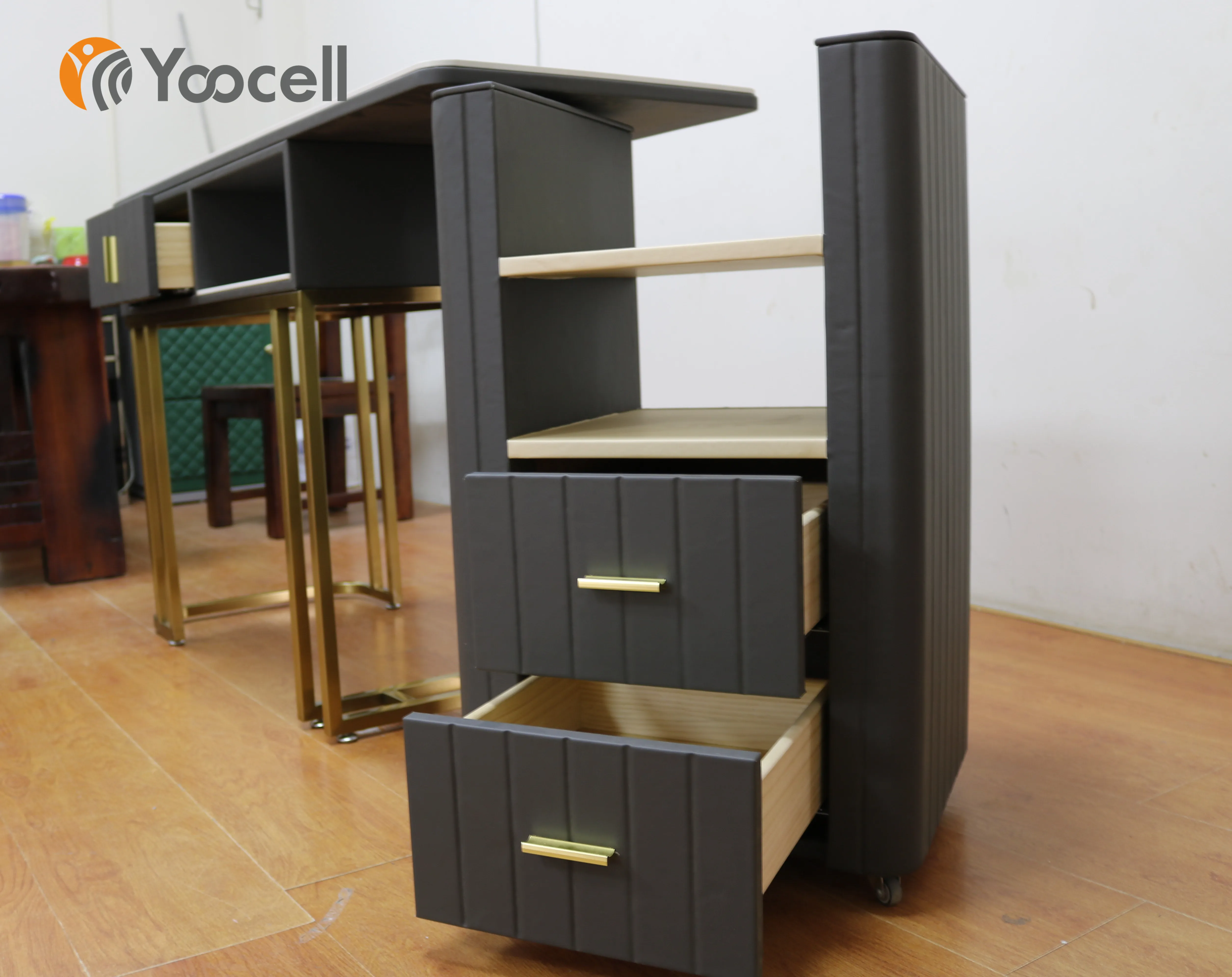  Винтажный Маникюрный Стол Yoocell профессиональное производство коммерческая мебель для маникюрного салона и