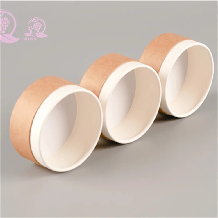 custom eco friendly biodegradable cardboard paper tube containers body butter paper cosmetic jars