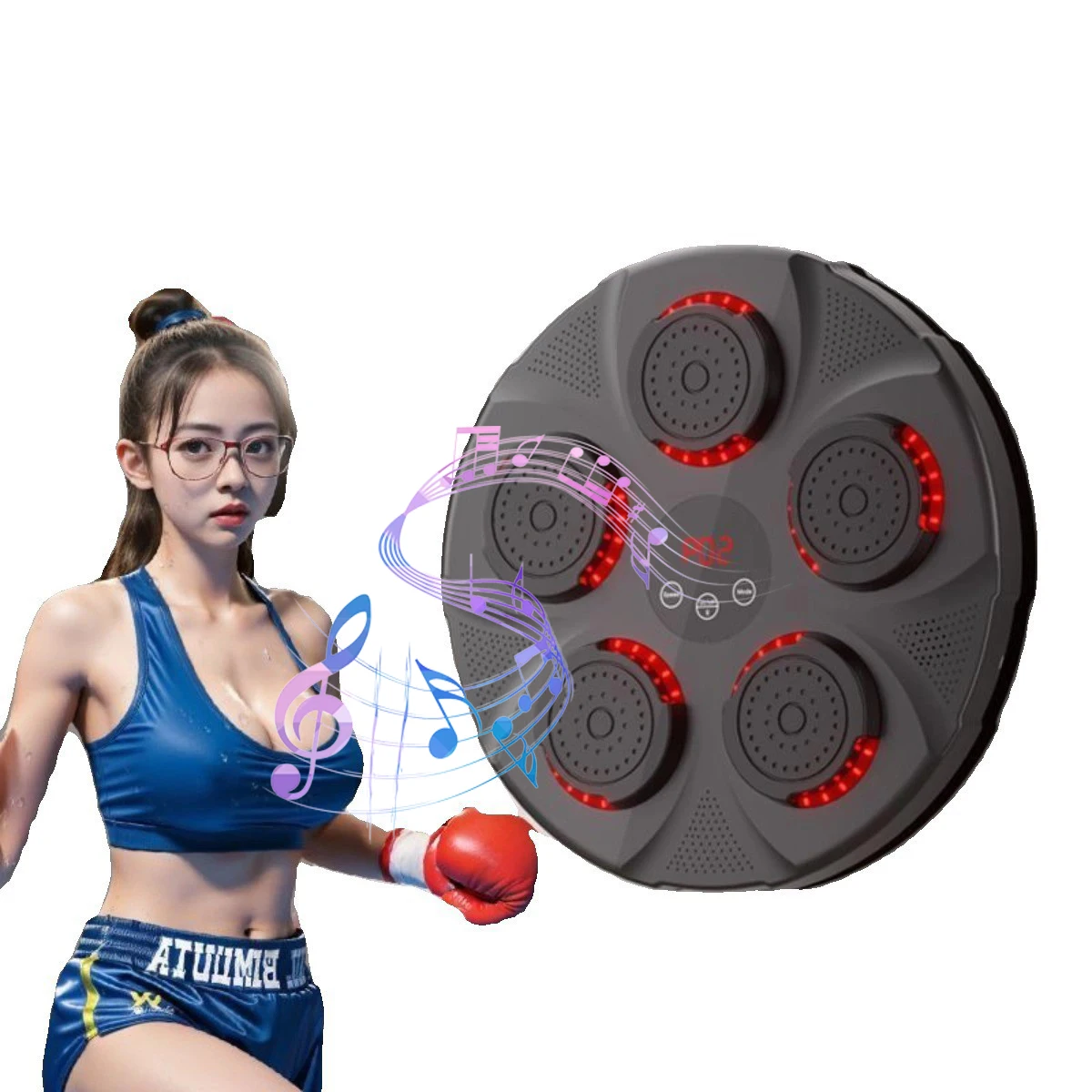 Factory Wholesale Home Wall Mounted Smart Electronic Game Training Punch Music Boxing Machine
