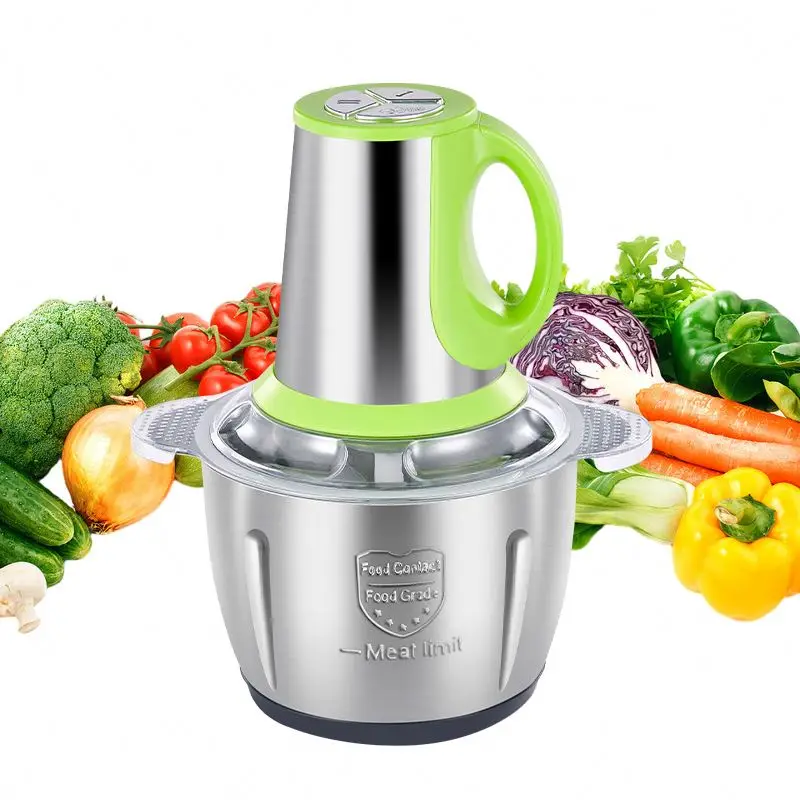 High quality 400w 1200w chopper mixer, chef cereal suppliers food processor with 6liter/