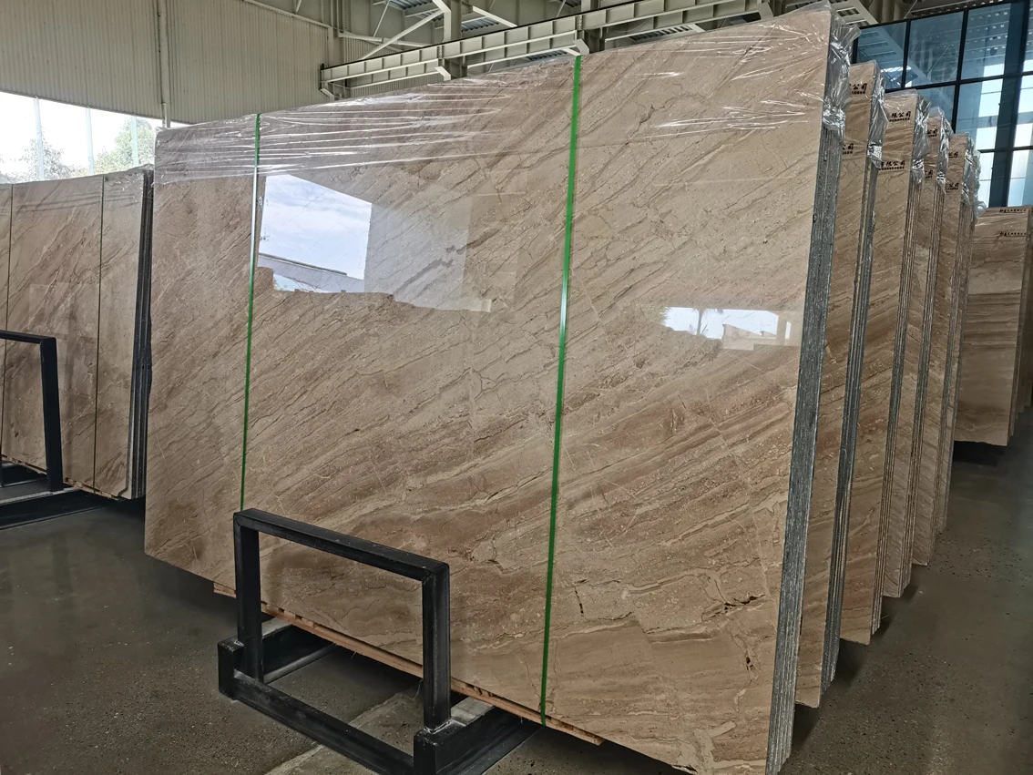 Polished Italian Diano Royal Marble Beige Marble Slab Indoor Flooring Tiles Stone Thin Marble Veneer Sheets