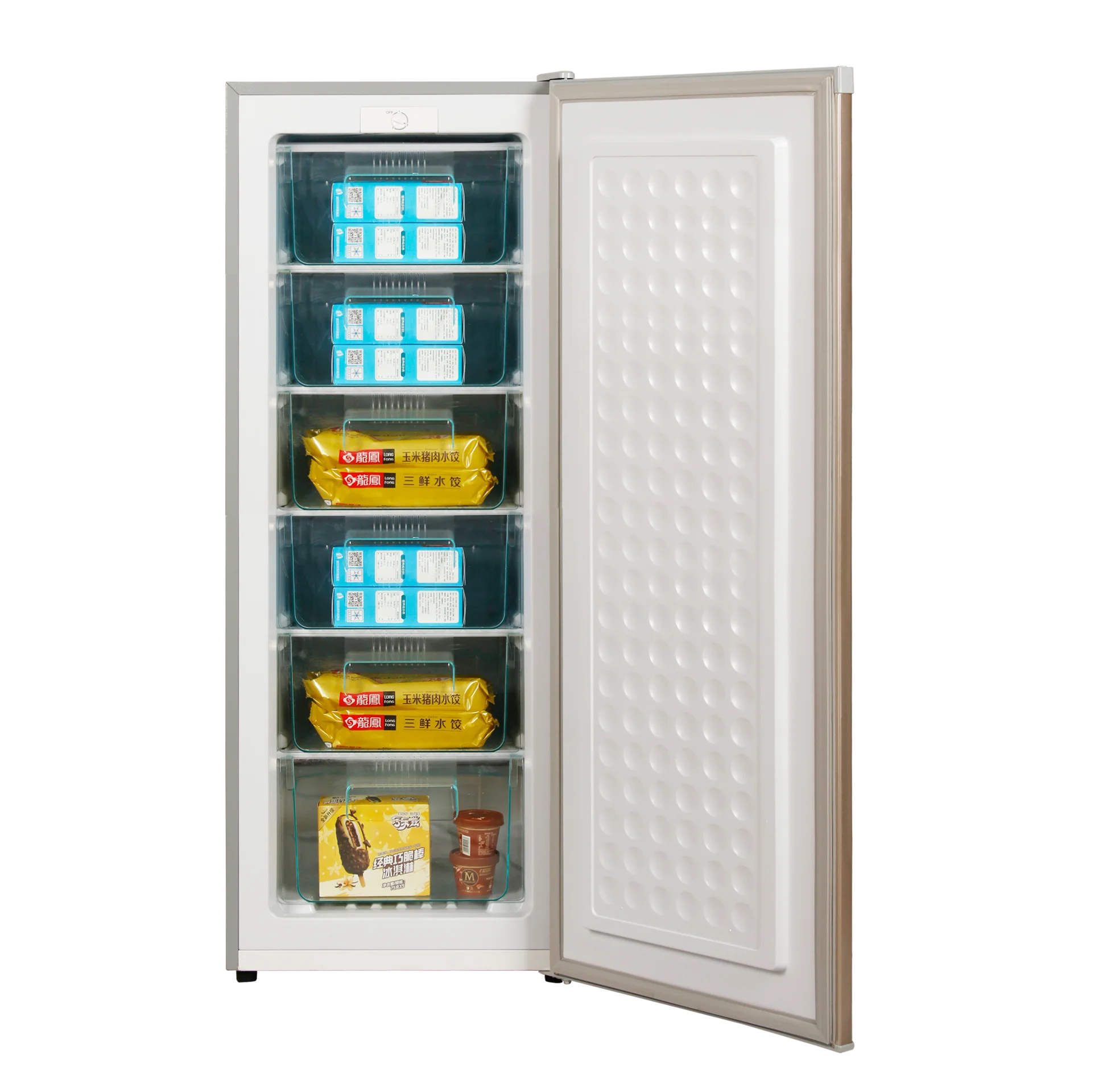 180L Single Door Upright Freezer Vertical Deep Freezers For Home use