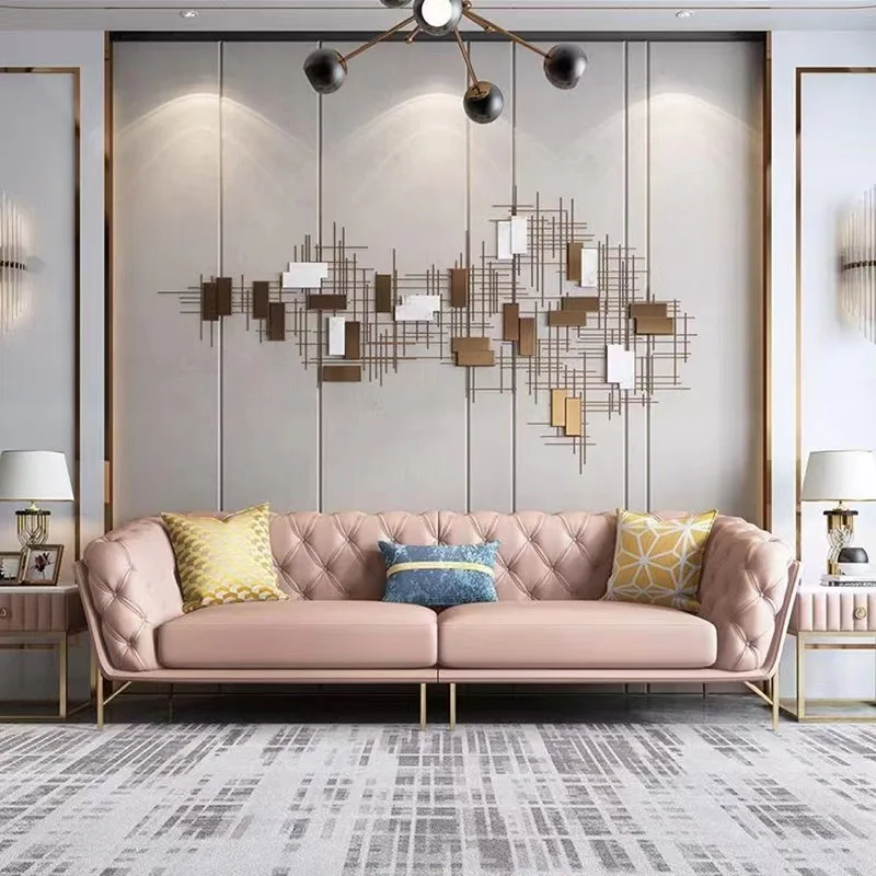 Modern Luxury Loft Leather 7 Seater Sofa White Modular Black Unique Velvet Couch Sectional Sofas Set For Living Room Furniture