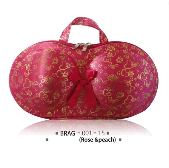 New Waterproof Travel Carrying Lingerie Packaging Bra Storage Case Box Bra Organizer Garment Bag Accept Customized Logo Rohs