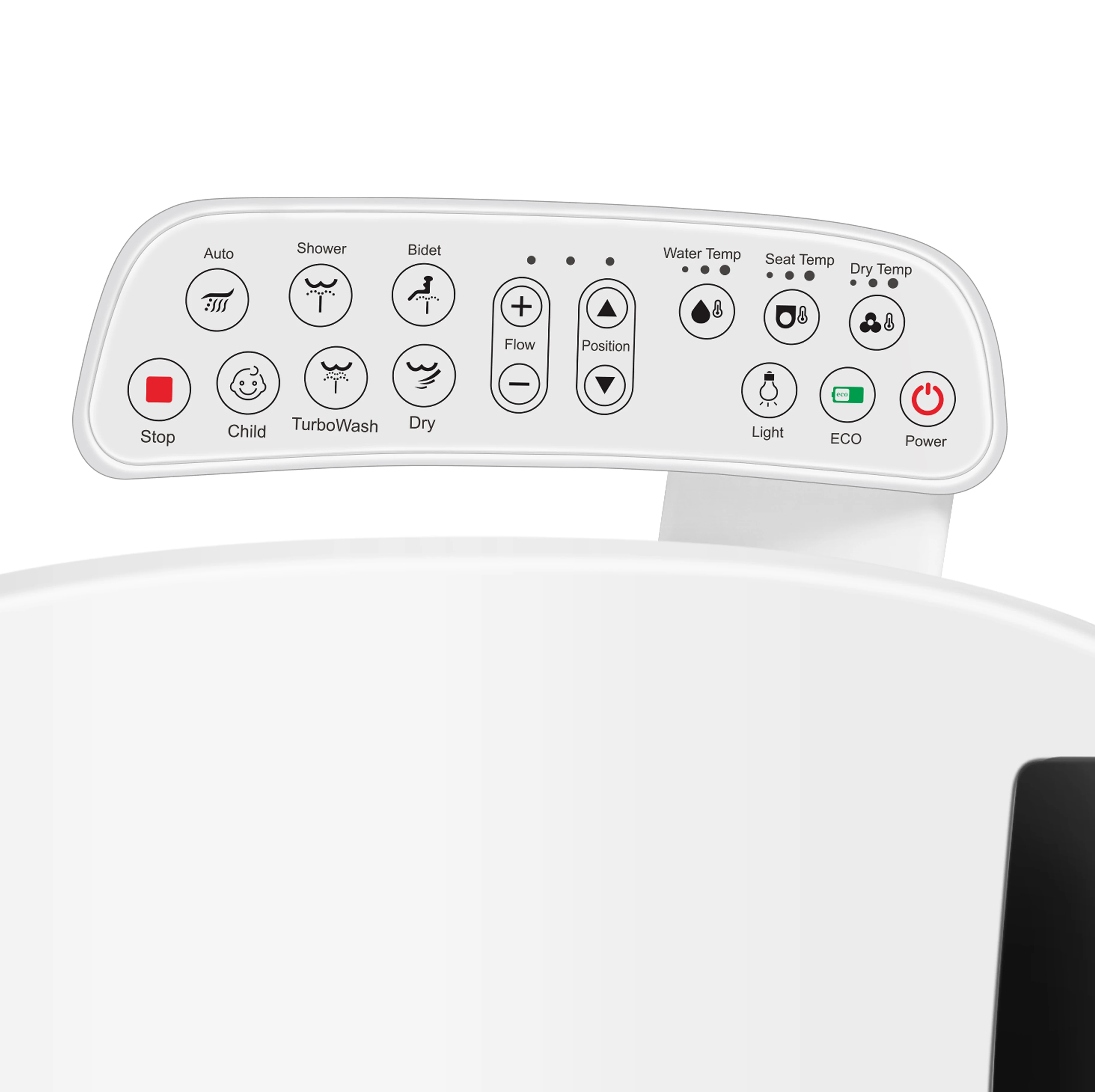 Factory hot sales 2024 hot style Ove enlight bio bidet ultimate 770 smart bidet toilet seat smart bidet toilet seat