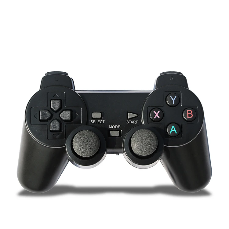 
Low price 2.4G wireless controller joystick gamepad for PC for Android TV box with OTG adapter 