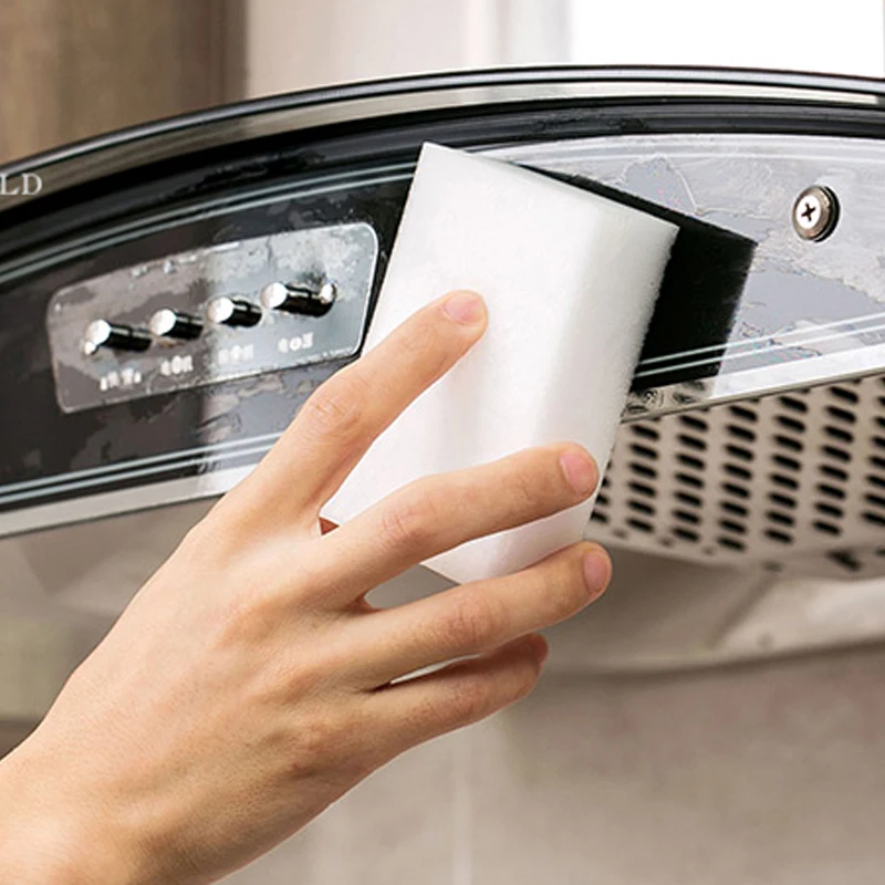 12pcs/pack Bathroom Kitchen High Density Cleaning Sponge  Block Magic Sponge Eraser Melamine Foam