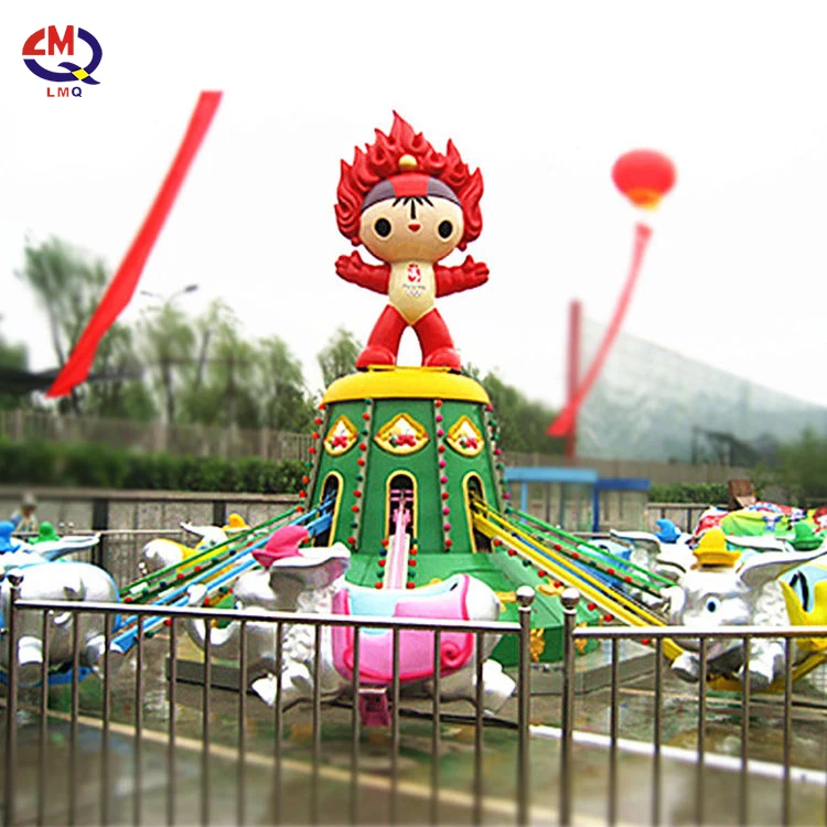 Limeiqi Play Amusement Equipment  Kids Rides Outdoor Indoor Playground Flying Elephant