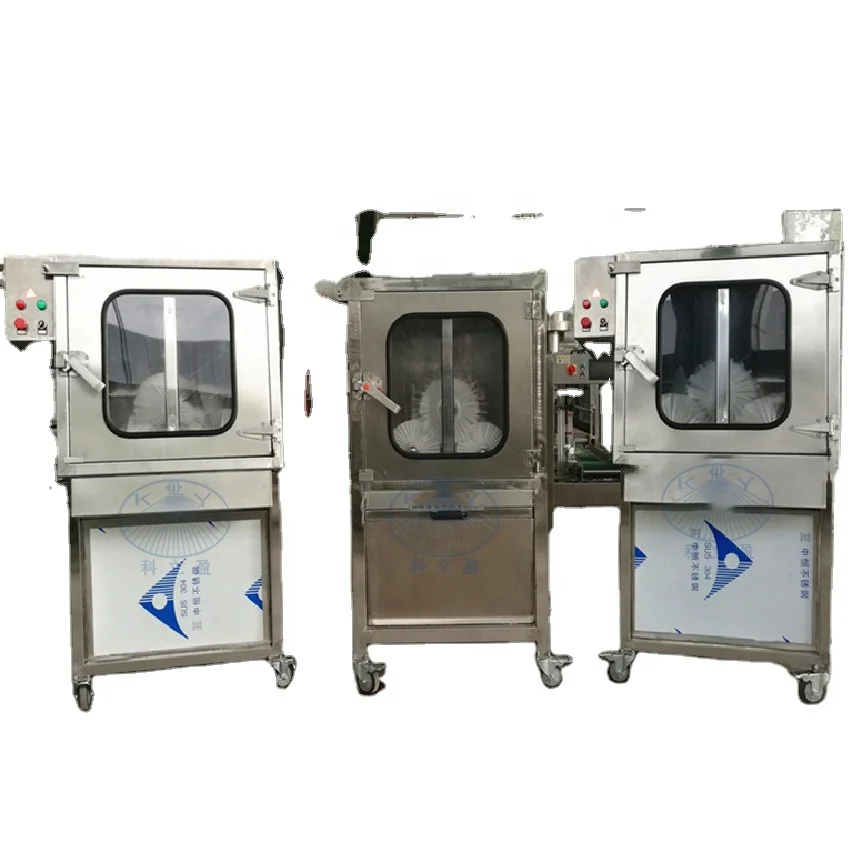 50-125L barrel washer, semi-automatic drum scrubbing machine