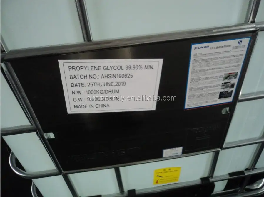 Making Resin 99.50% Industrial Grade Propylene Glycol Tech