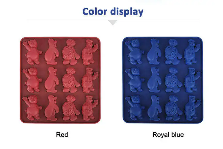 126 Cavities Square Silicone Candy Molds Mini Silicone Mold for Hard Candy Chocolate Gummy Caramel Ganache Ice Cubes