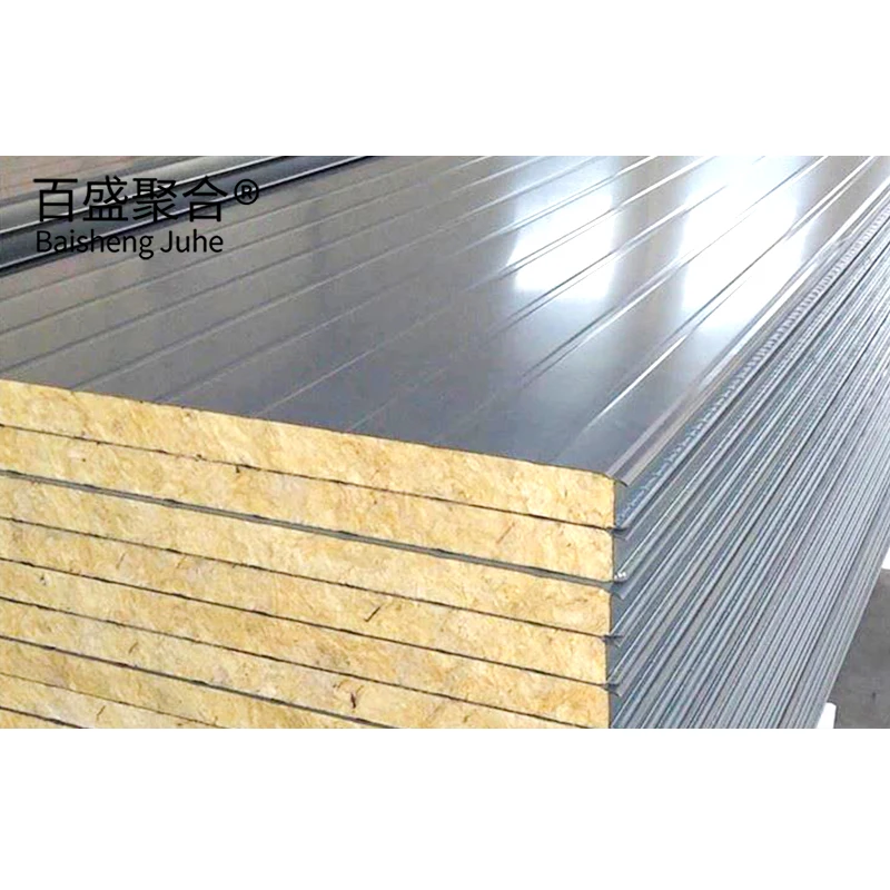 Excellent Quality Low Price Decorative Panels Exterior Wall Insulation Panel Ceiling Rockwool Composite Panel