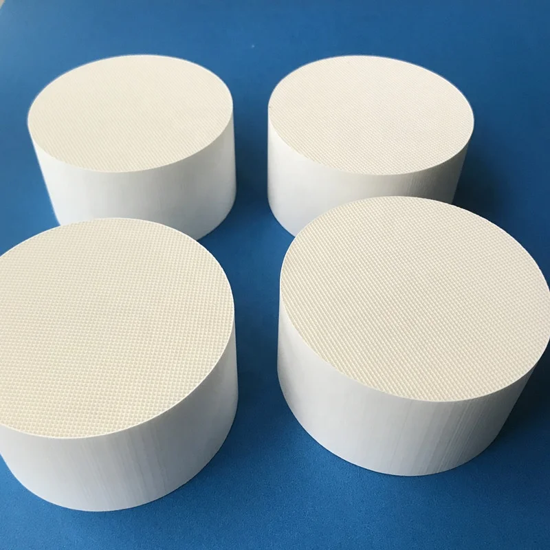 93mm Industrial Use Catalytic Converter Honeycomb Ceramic Cylinder for Ventilation System