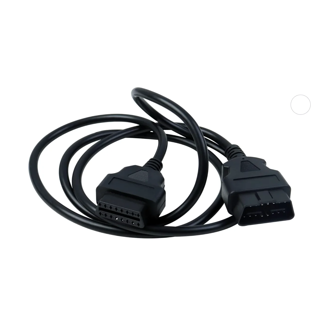 16 Pin Male To 16 Pin Female OBD 2 OBD II Extension Factory OBD2 Adapter Connector For connecting the vehicle ECU trip computer