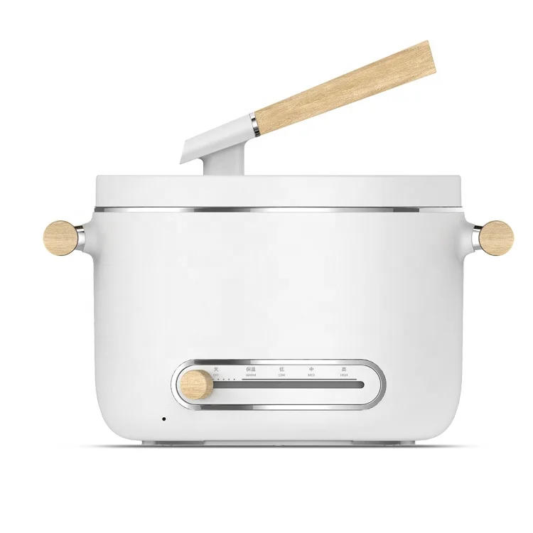 New Korean Taiwan Hot Sale  Multi Function Electric Rice Cooker Mini Hot Pot Stainless Steel Heating Milk Pot