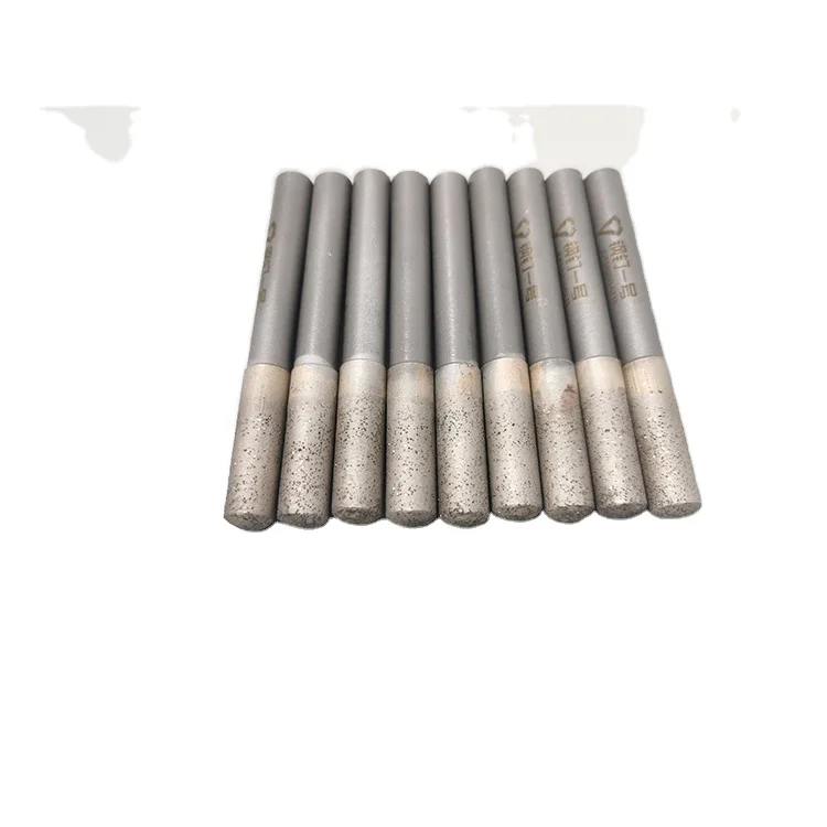 F series Sintered Diamond Tools CNC Engraving Bit For Carving Granite Relief End Milling Tool