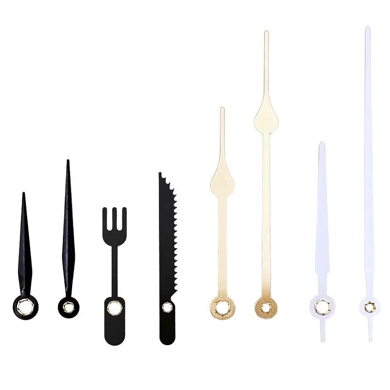 HONG QIAN Custom Wooden Wall Clocks Accessories Shontek Quartz Clock Movement Accessories Timepiece Hands Direct Deal