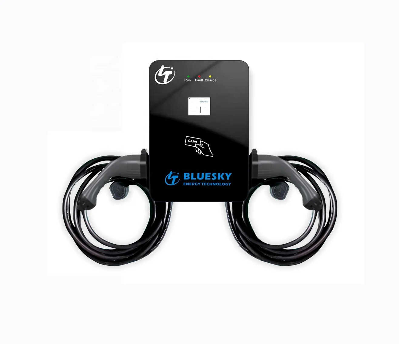 Bluesky хорошее быстрое зарядное устройство 44 кВт двойной разъем для зарядки EV электромобиля переменного тока Узбекистана китайского автомобиля