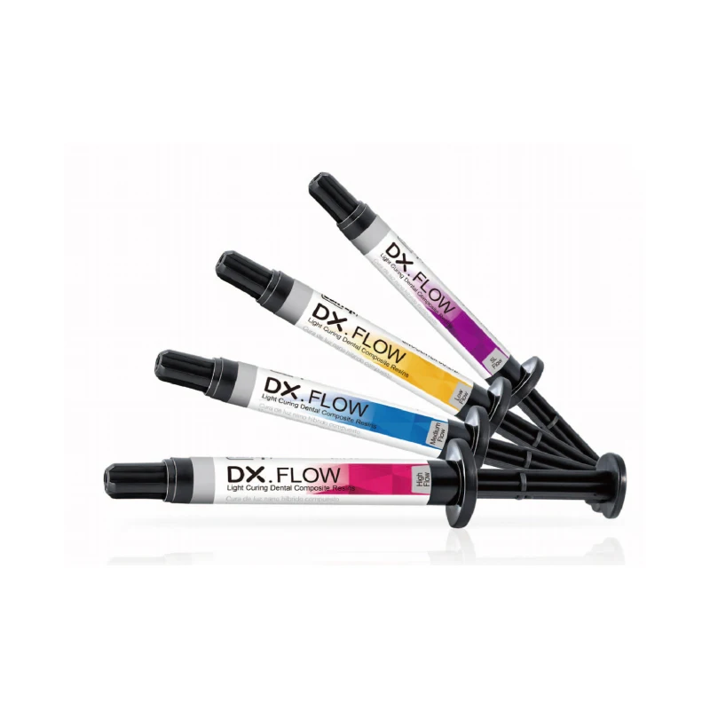 DX. FLOW dental veneer adhesive flowable nano teeth filling material light-curing micro hybrid composite