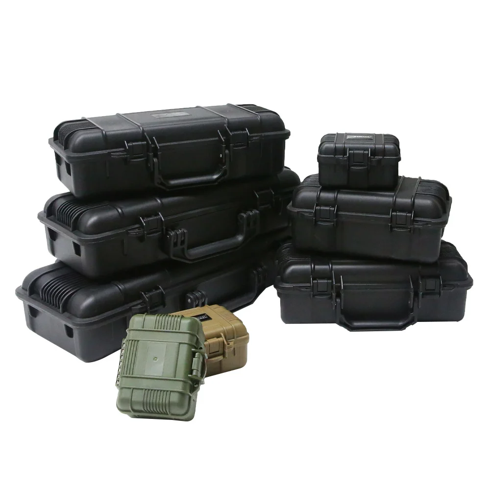 Mini case small tool box gun case hard shot gun box plastic plastic square box