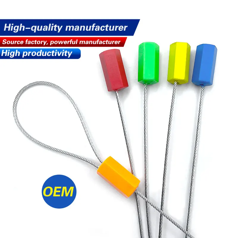 Cable seal hexagonal hexagon steel cable seal disposable cable seal