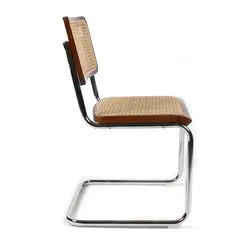 metal leg seats rattan arm chair dining indoor furniture set rattan woven chair