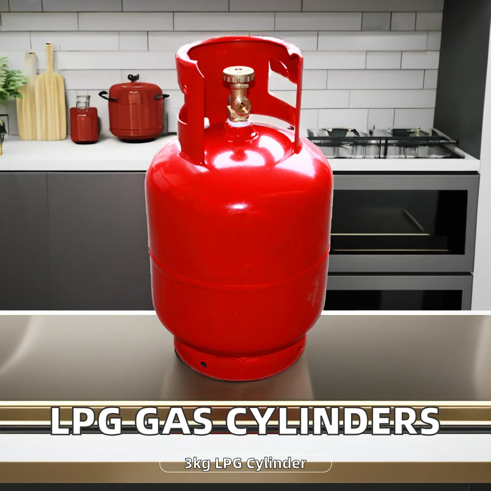 Factory price 10kg propane liquefied petroleum gas cylinder for household cooking
