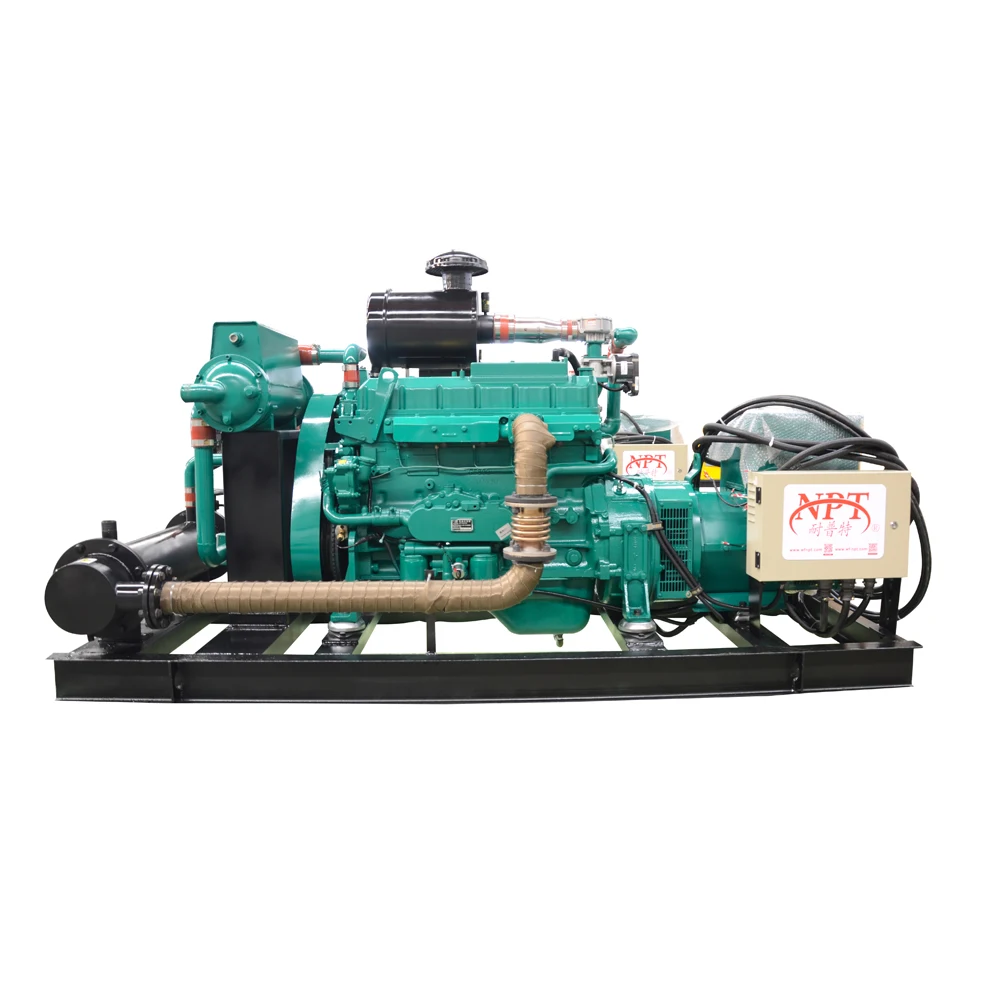 100kw 125 kva power plant 3 phase water cooled biogas generator set