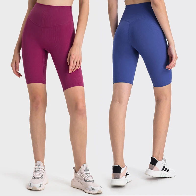 New Arrivals High Waist V Back No Front Rise Seam Ribbed Peach Hip With Hidden Pocket Gym Fitness Sports Yoga Wear Women Clothes