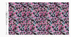 Изготовленная на заказ ткань из 100% чистого шелка с цифровой печатью из крепдешина