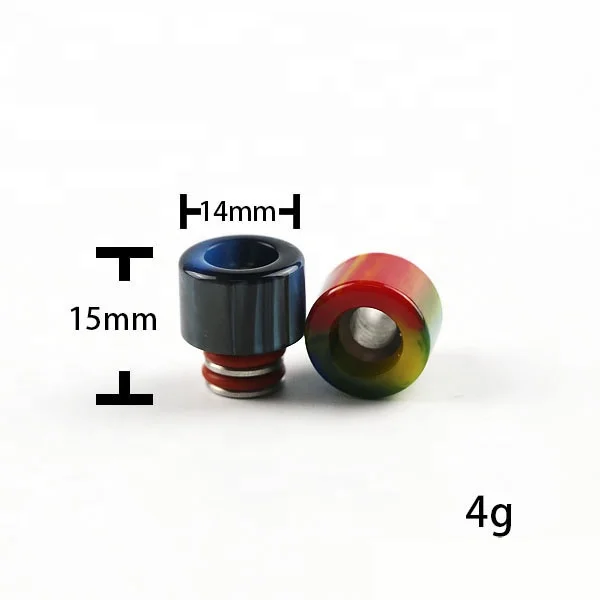 factory e cigarette 510 resin drip tip for most 510 thread tank atomizer as tfv4 subtank mini drip tip