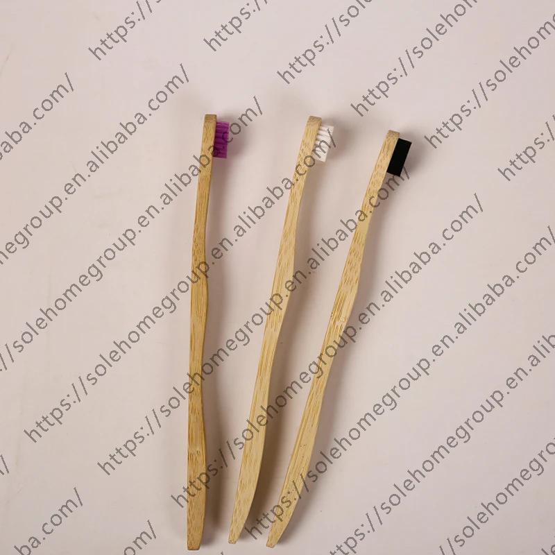 Tongue Cleaner Scraper Bamboo Tongue Brush for Adults, Eco-friendly Dental Oral Hygiene Care Tool