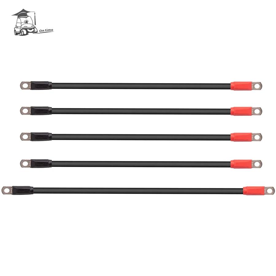 Golf Cart Battery Cable Set Wiring Set Fits EZGO 94-Up Medalist/TXT (Set of 5)