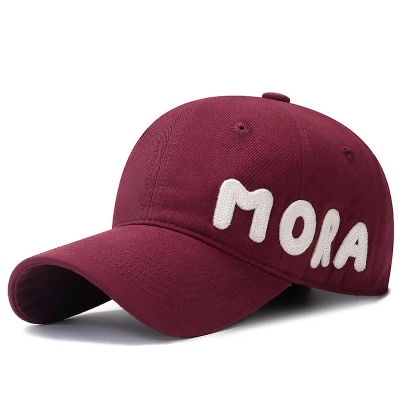 Custom Logo Dad Hat With Chain Stitch Embroidery 6 Panel Cotton Baseball Cap Sports Hat For Men And Women