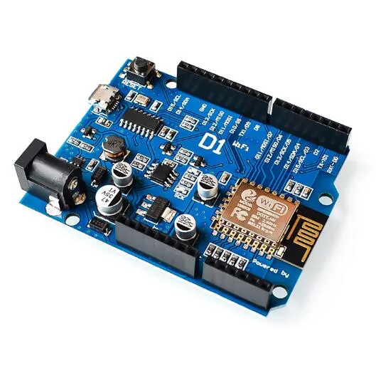 ESP-12F Integrated Circuits WeMos D1 WiFi Uno Based ESP8266 Shield for Arduino Compatible IDE
